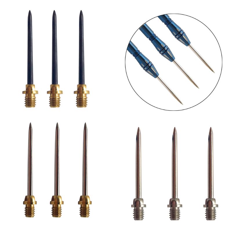 3 Stks/set Dart Accessoires Iron Tips Vervanging Standaard Draad Willekeurige Kleur 448C