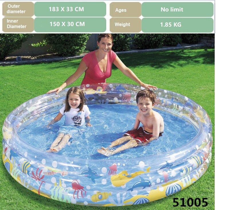 Bambino piscina gonfiabile per bambini piscina per bambini vasca da bagno mare piscina di palline anello di nuoto: 51005