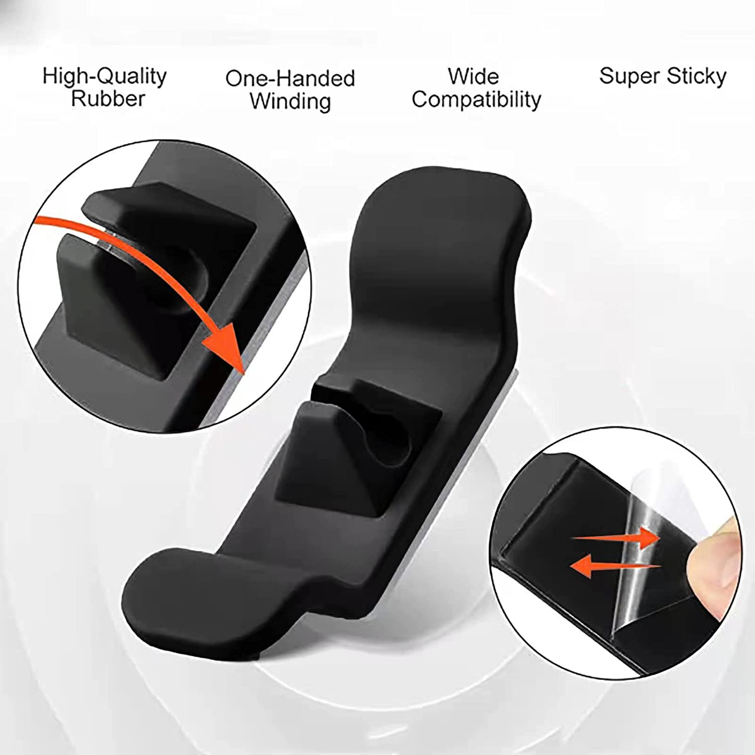 Kabel Veranstalter Verpackung Clips Halfter Draht Versteck Kabel Wickler Verwaltung wickeln Lagerung Für Küche Geräte TV Daten Kabel Ladegerät