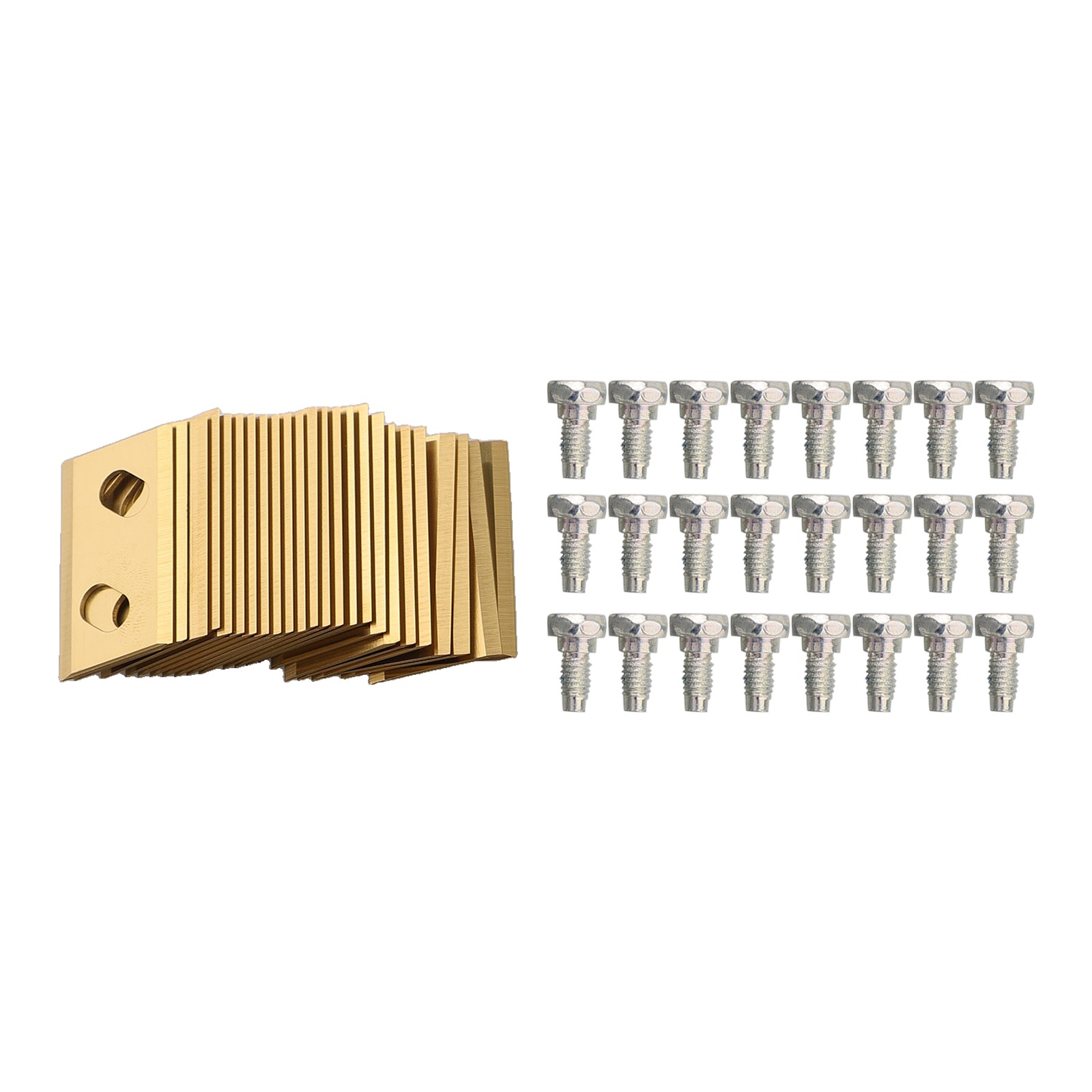 24PCS/Set Lawn Robot Blade With Screws For Robomow RK Robotic Mower 32x18.6x0.9mm Stainless Steel Blade Replacement Practical