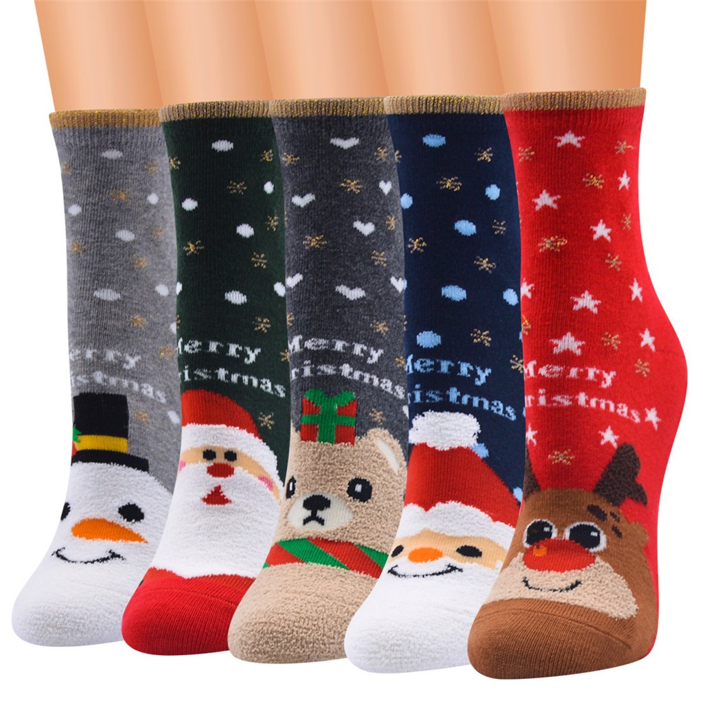 30 # Winter Unisex Kerst Sokken Vintage Kasjmier Mode Kerst Cartoon Print Sok Comfortabele Sokken Droshipping