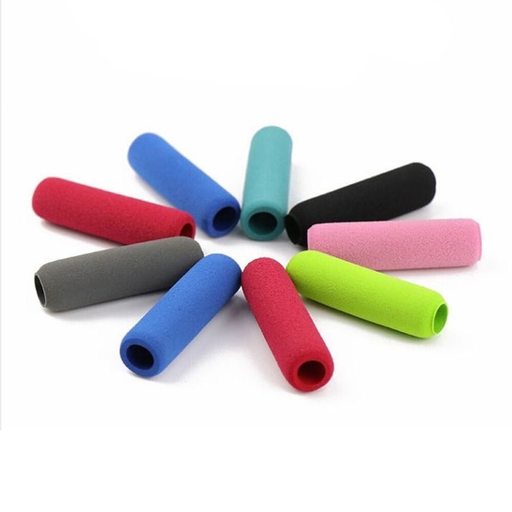 10Pcs Random Color Soft Foam Pencil Grips Pencil Cover Writing Aid Pencil Holder Pencil Gripper For Kids School Stationery