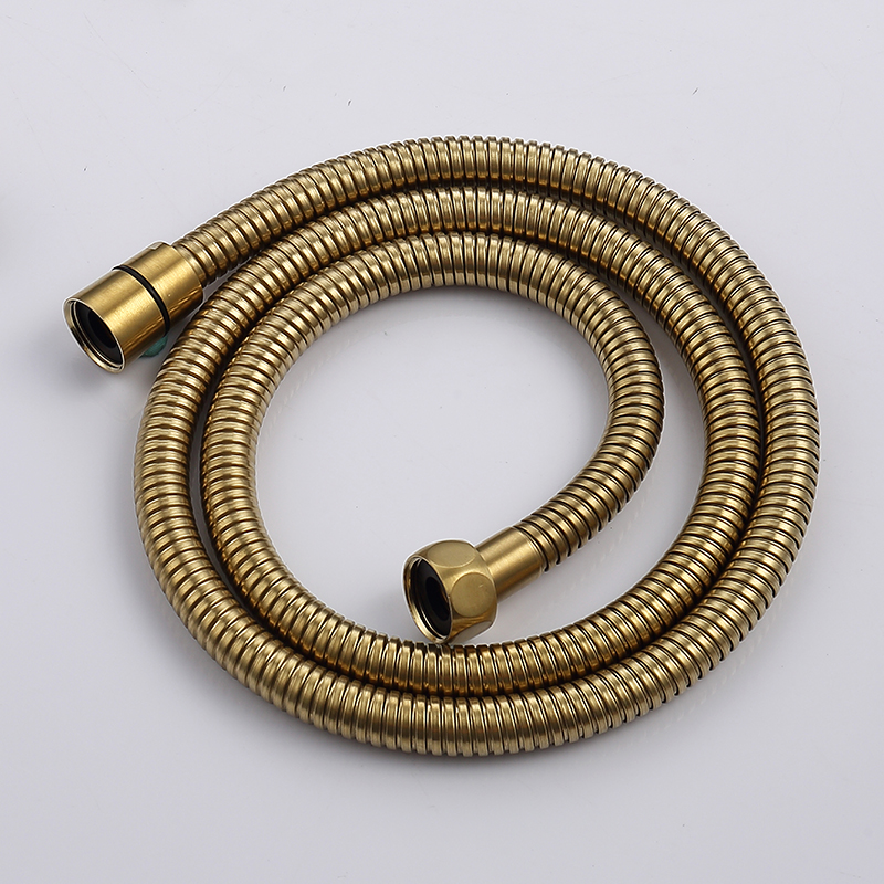 Bidets Kraan Chrom/Zwart/Goud Wc-reiniger Set Douchestraal Bidet Spuit Wc Kranen Wall Mounted Douche Bidets: Gold 1.5m Hose