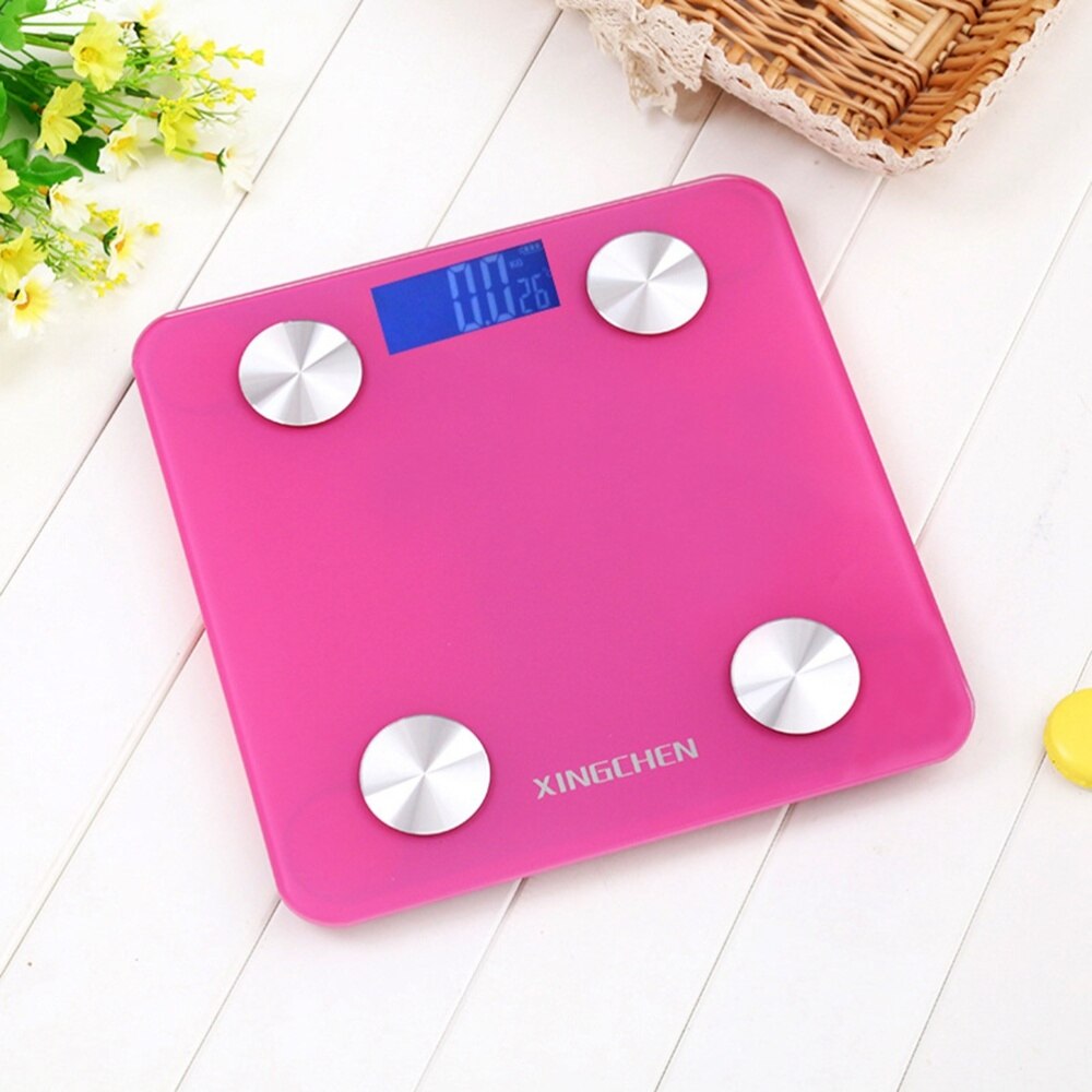 Body Fat Scale Smart Digital Bathroom Wireless Weight Scale Body Composition Analyzer without Battery (Black)