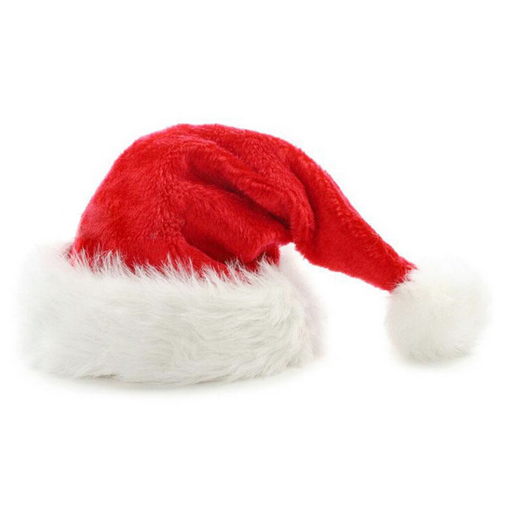 Plush Christmas hats Christmas Xmas Cap for Santa ... – Grandado