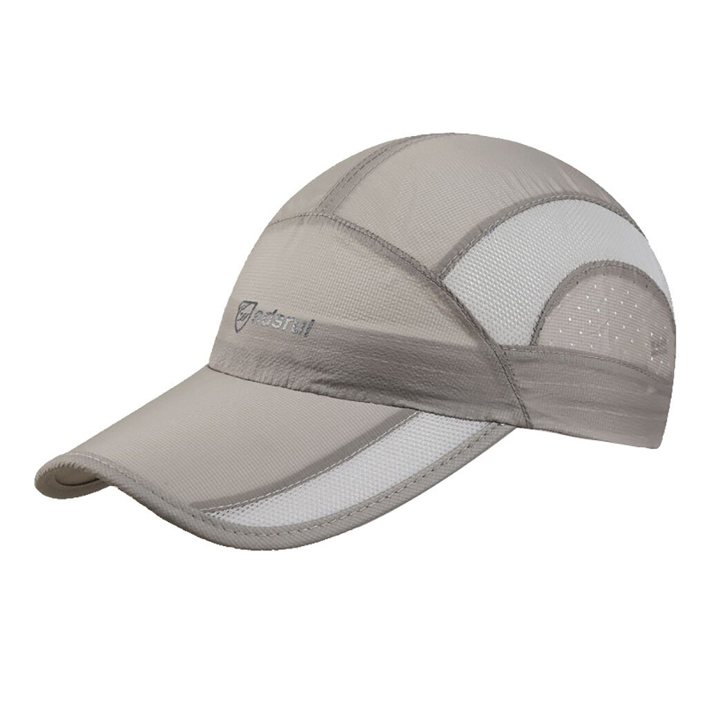 Womens Quick-drying Cap Breathable Sports Cap Male Summer Peaked Cap Men Outdoor Mesh Visors Hat #p3
