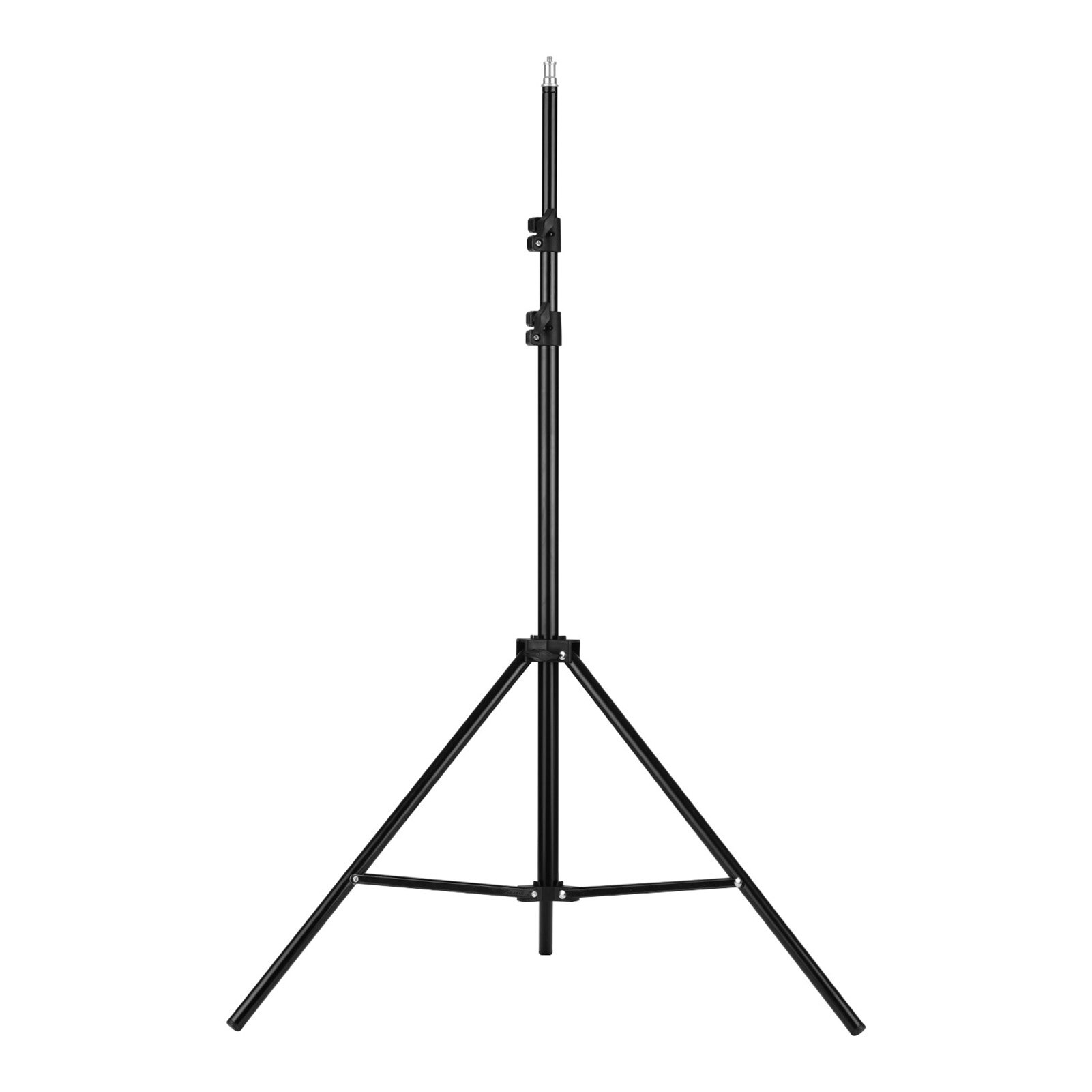 Adjustable Metal Tripod Max. Height 2M Light Stand with 1/4Inch Screw for Photography Studio LED Video Light Umbrella Ring Light