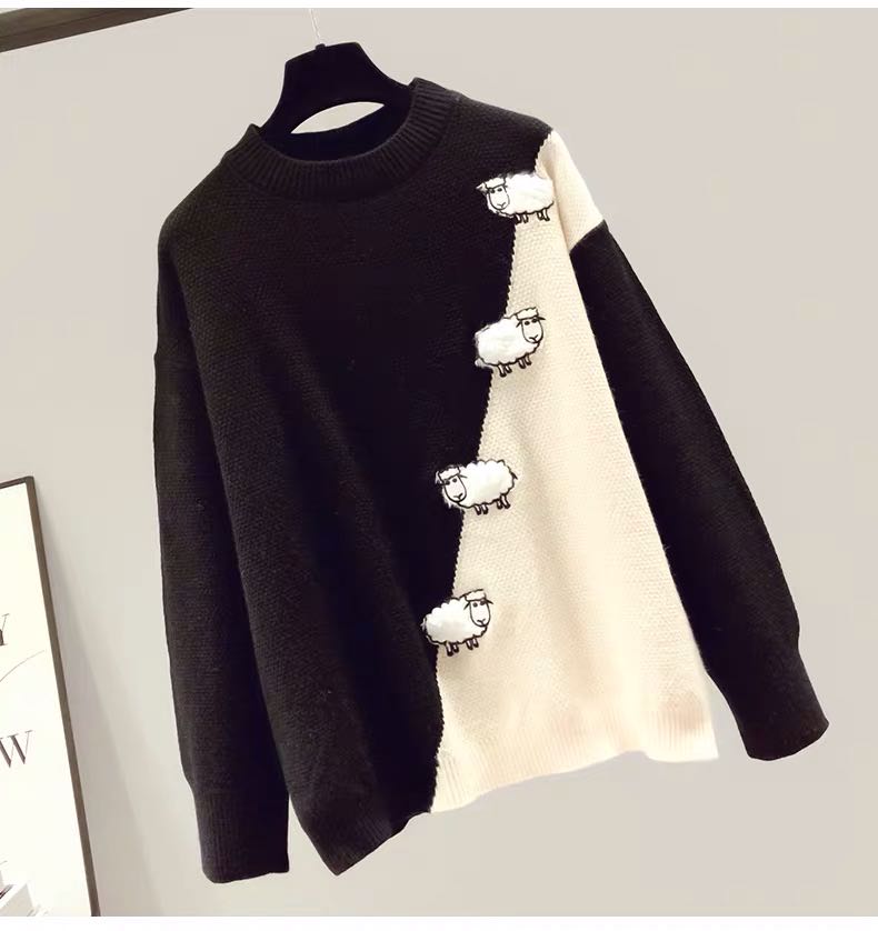 A9324 autumn winter long-sleeved slim temperament top