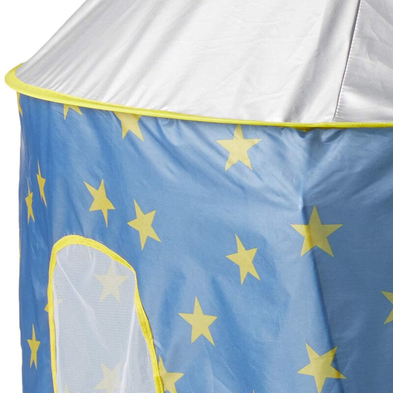 3 In 1 Kids Rocket Tents Crawl Tunnel Ball Pit Children Castle Playhouse for Boys Girls Indoor Outdoor Children&#39;s Tent