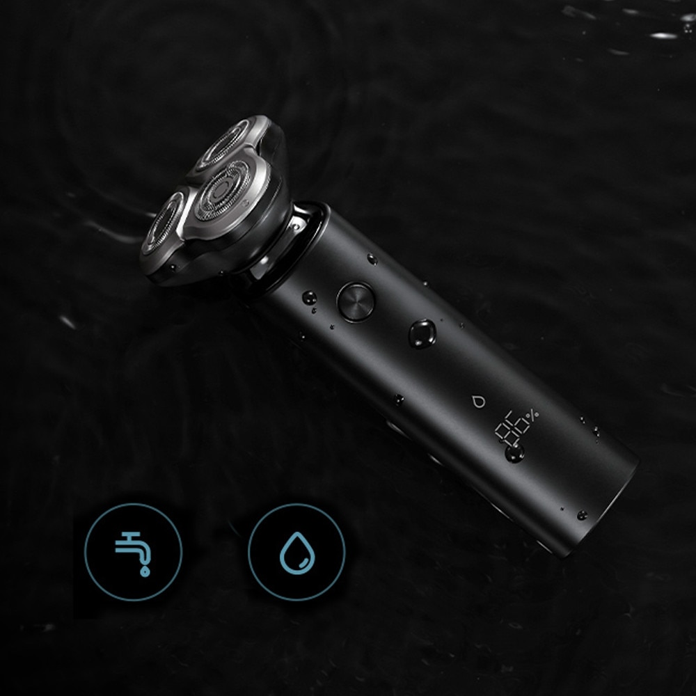 Xiaomi Mijia rasoir électrique S500 S500C Portable Flex rasoir 3 tête sec humide rasage lavable barbe tondeuse double lame affichage LED