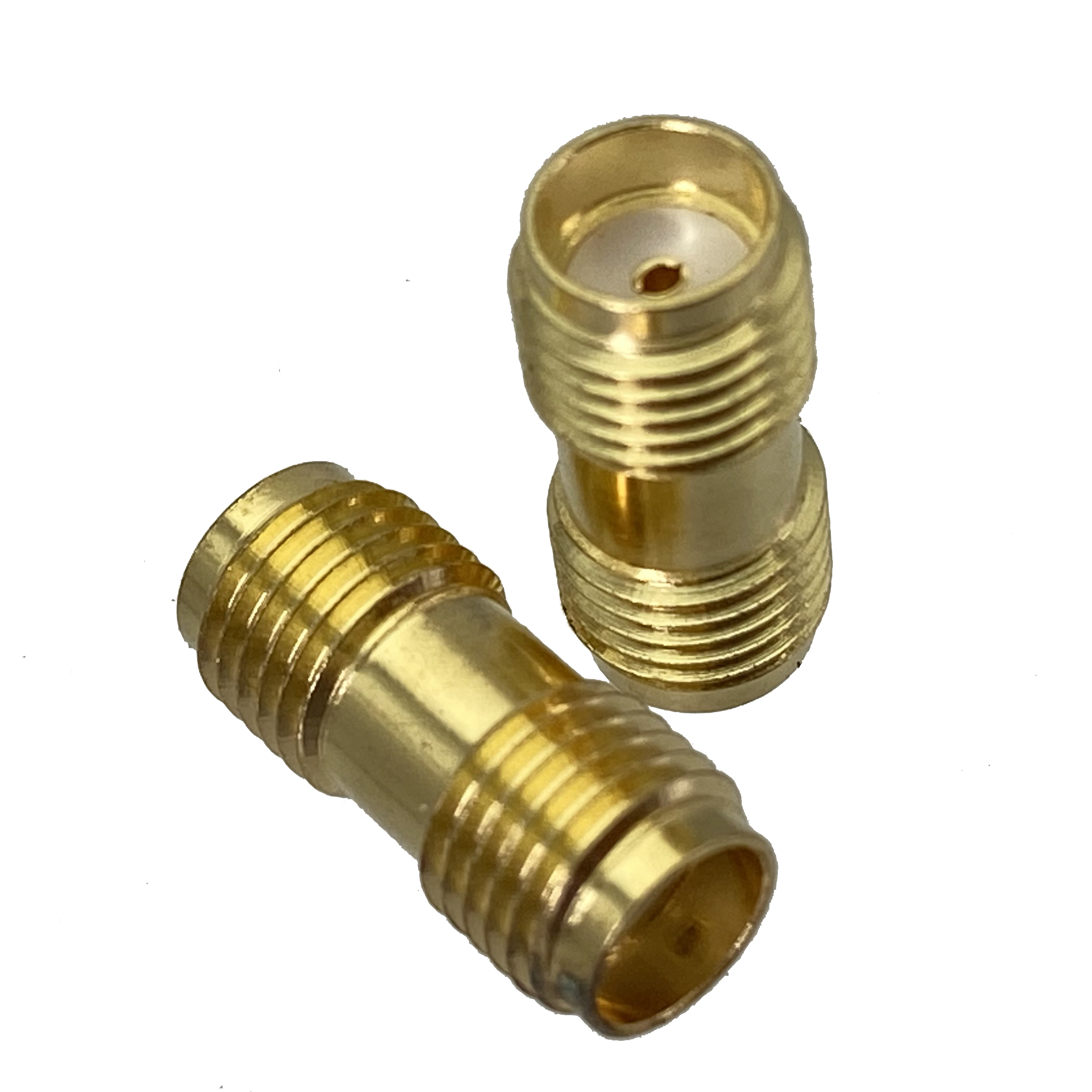 Adaptador SMA/RP-SMA a SMA/RPSMA enchufe macho y conector hembra conector Coaxial RF recto y de ángulo recto 1 Uds: Verde militar