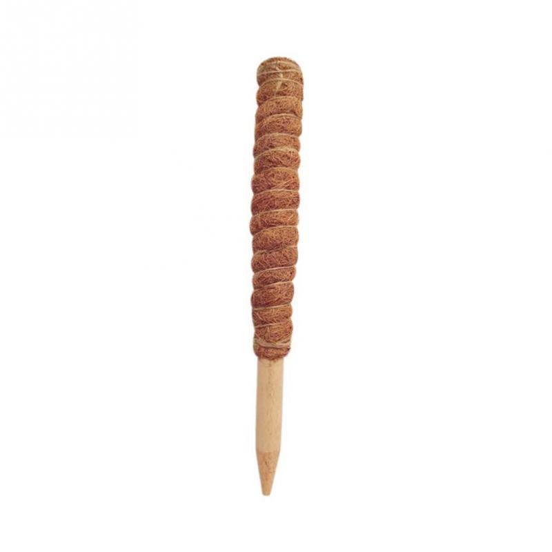 30cm/50cm planta trepadora asta tótem de coco de jardinería segura para plantas trepadoras enredaderas y enredaderas soporte de plantas: Beige