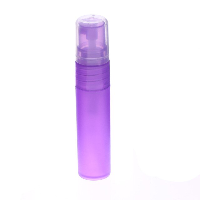 Top Verkoop 1 Pc 5/10 Ml Mini Mist Lege Parfum Spray Hervulbare Fles Draagbare Sample Fles Kleine Verstuiver Sproeier flessen: 10ML-purple