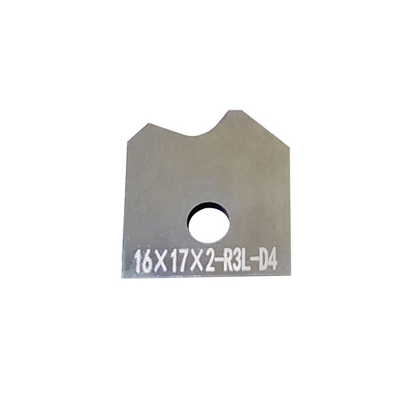 10 pcs Scraping Blade Woodworking Tools Knives Scraper for Edge Banding Machine 16*17*2-R1.5/2/3