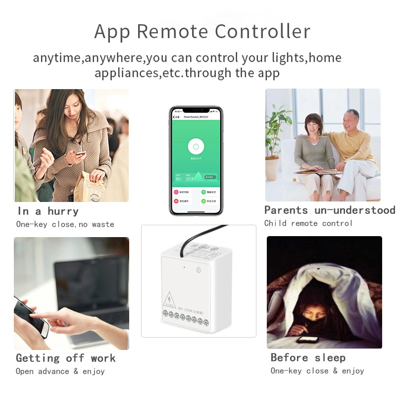 Xiaomi Aqara Module de relais de contrôle bidirectionnel contrôleur de commutateur de relais sans fil minuterie intelligente 2 canaux fonctionnent pour Apple Homekit Mihome