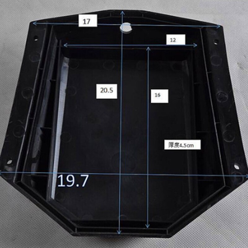 Nieuwe scooter accudoos, accubak met oplaadpoort voor doe-het-zelf elektrisch skateboard, longboard, universele accudoos