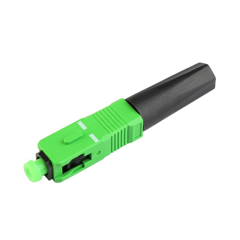 100PCS FTTH quick connector Embedded SC APC Fiber Optic Fast Connector single-mode SCAPC fiber optic connector