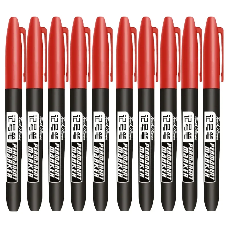 20-1Pcs Permanent Marker Pen Manga Drawing Markers Black Blue Red Ink Sketch Pens Oil-Based Waterproof Pen Stationery Supplies: Lavender