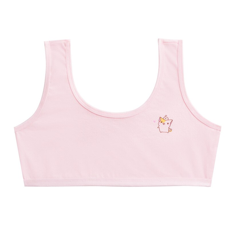 Teenages czołg topy dziewczęce bawełniane śliczne wygodne dojrzewanie dziewczęce biustonosz nastolatki studenci bielizna przewiewna tanie rzeczy Dropshipping