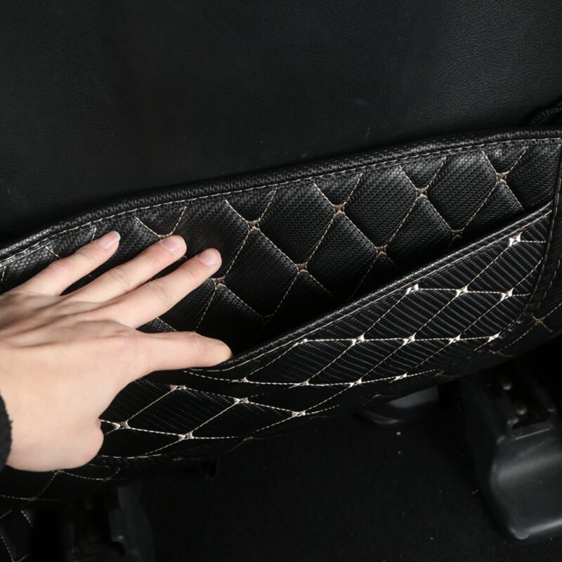 Carmangofor toyota prado 150 bilpleje sæde rygbeskytter cover læder anti-kick mat pad pude indvendigt tilbehør