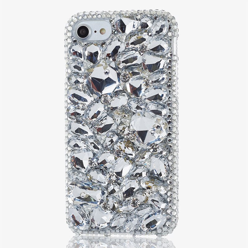 Donna di lusso Della Signora di Stile Fatti A Mano 3D Cassa Del Telefono Del Rhinestone Del Diamante Per il iPhone 8 6 6S 6 più il 7 7 8 più di x xs max 11 Pro Max Copertura: For iPhone 11 Pro / 1