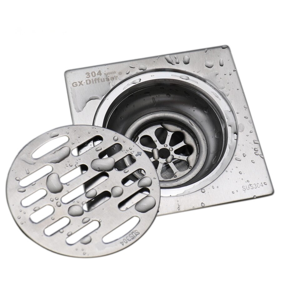 Boden Ablauf Edelstahl linear Dusche Ablauf Platz Badezimmer Dusche Abfall Abtropffläche Küche Doppel Anti-geruch Rost Abdeckung