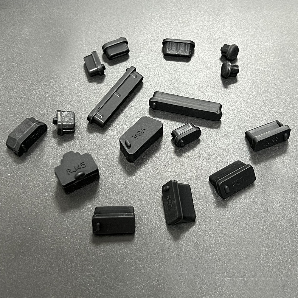 Universal Notebook Usb Silicone Anti Dust Plug16pcs Laptop Dustproof Stopper Dust Plug Usb Computer Interface Waterproof Cover: black