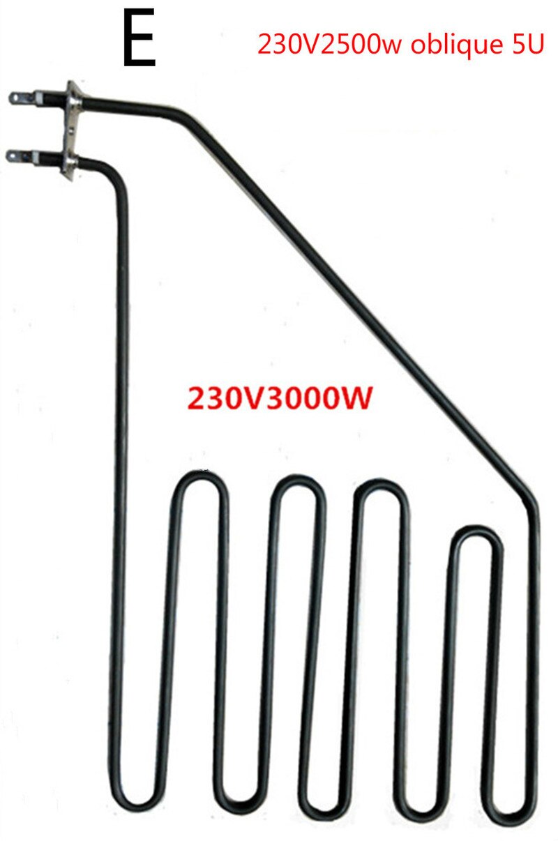 230v Electric Heat Tube stainless steel oblique/straight head Element Tubular Heater Elements 5U/4U 2000w/3000w/2500w