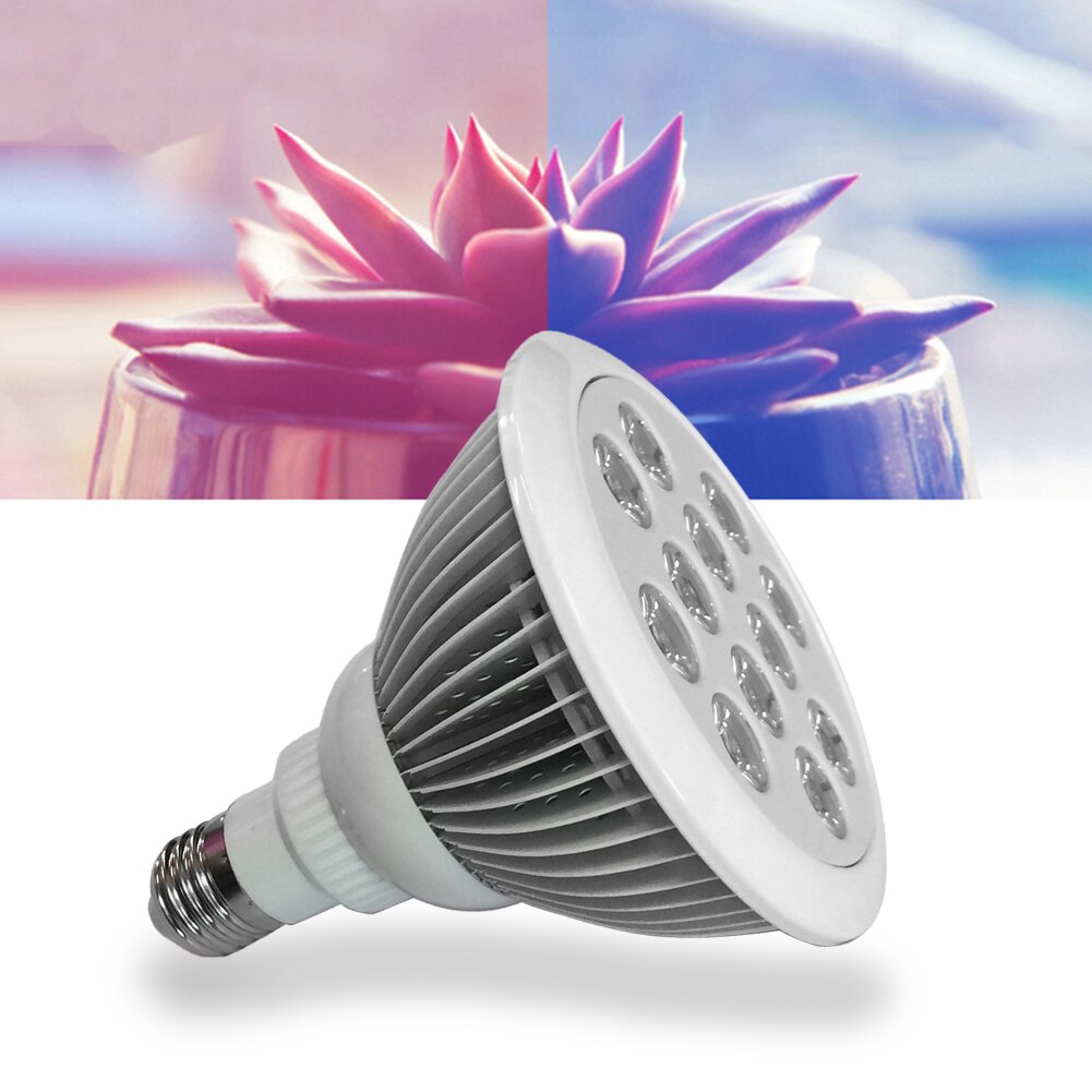 Bombilla LED de 12W-36W E27 Fin para cultivo de plantas hidropónicas de espectro completo