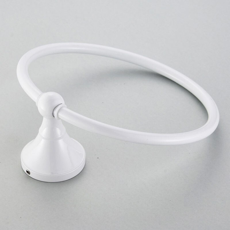 Håndkleholder veggmontert gull messing håndkle ring svart moderne bad tilbehør rundt vintage kjøkken arrangør hengende bar