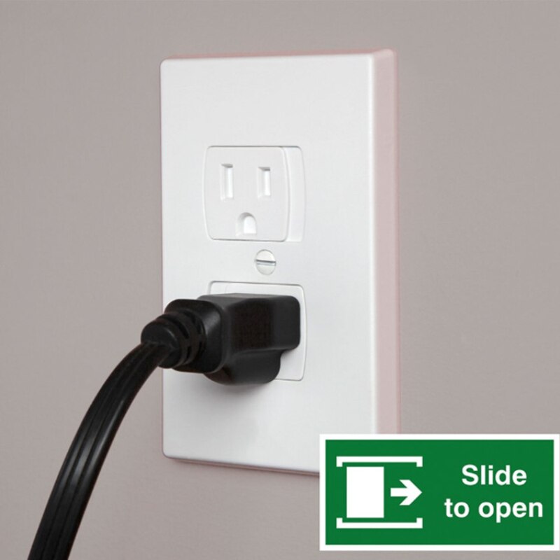 1/2/3pcs Electrical Socket Accessories US Plug Socket Cover Self Closing Socket Outlet Covers