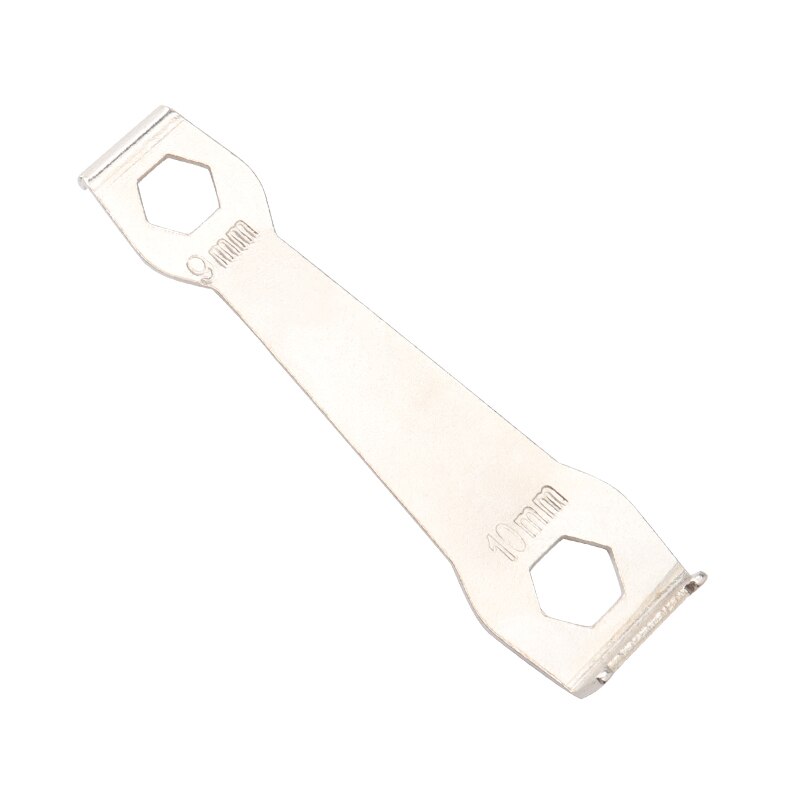 Tornillos para bielas de bicicleta, Tuercas para bielas de aleación de aluminio, superligeras, doble disco, 5 uds.: Wrench