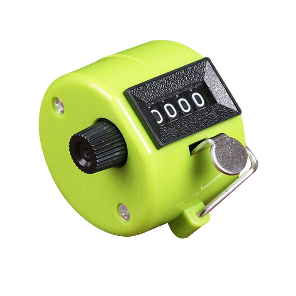 1x Hand Tally Counter metal counter 4 digit Manual counters Pressing the manual counter People Counting Clicker Golf Points