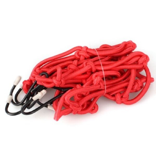 Dewtreetali 30*30cm Rode Motorfiets Dirt Bike Scooter Bagage Cargo Bungee Netto Zak Mesh Opslag Carrier Bag Helm houder 6 haken