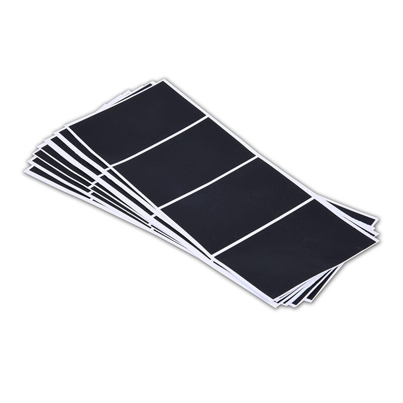 24 Stuks Vinyl Blackboard Sticker Label Met 60 Pieces Rainbow Washi Masking Tape Set