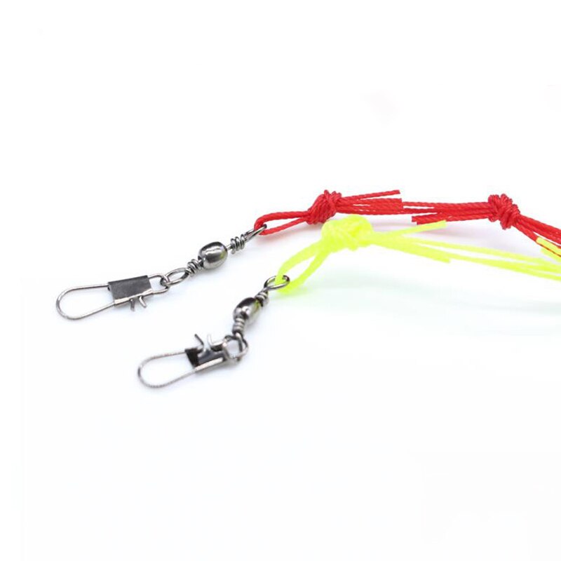 4set/box Explosion 6 Hook Beads Fishing Hook Fishing Lure Bait Trap Feeder Cage Sharp Fishing Hook with Stainless Steel Springs