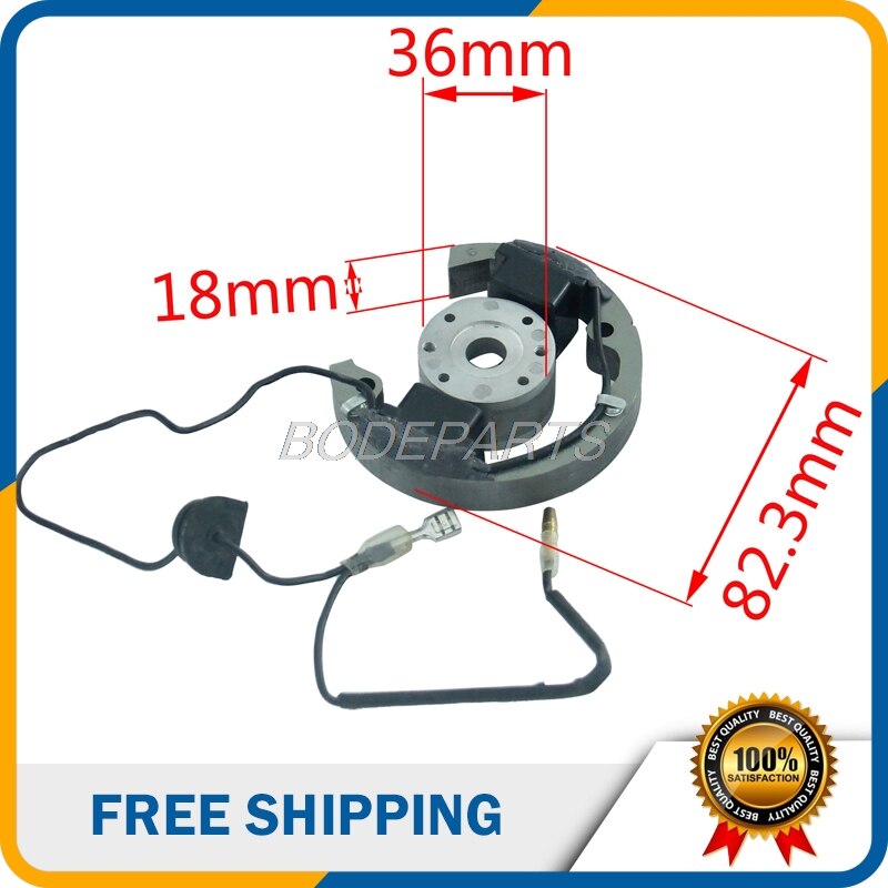 Piezas para Motor de motocicleta de 39cc, Motor refrigerado por agua con estator Magneto y Rotor para dos tiempos, Motor refrigerado por agua de 39cc,