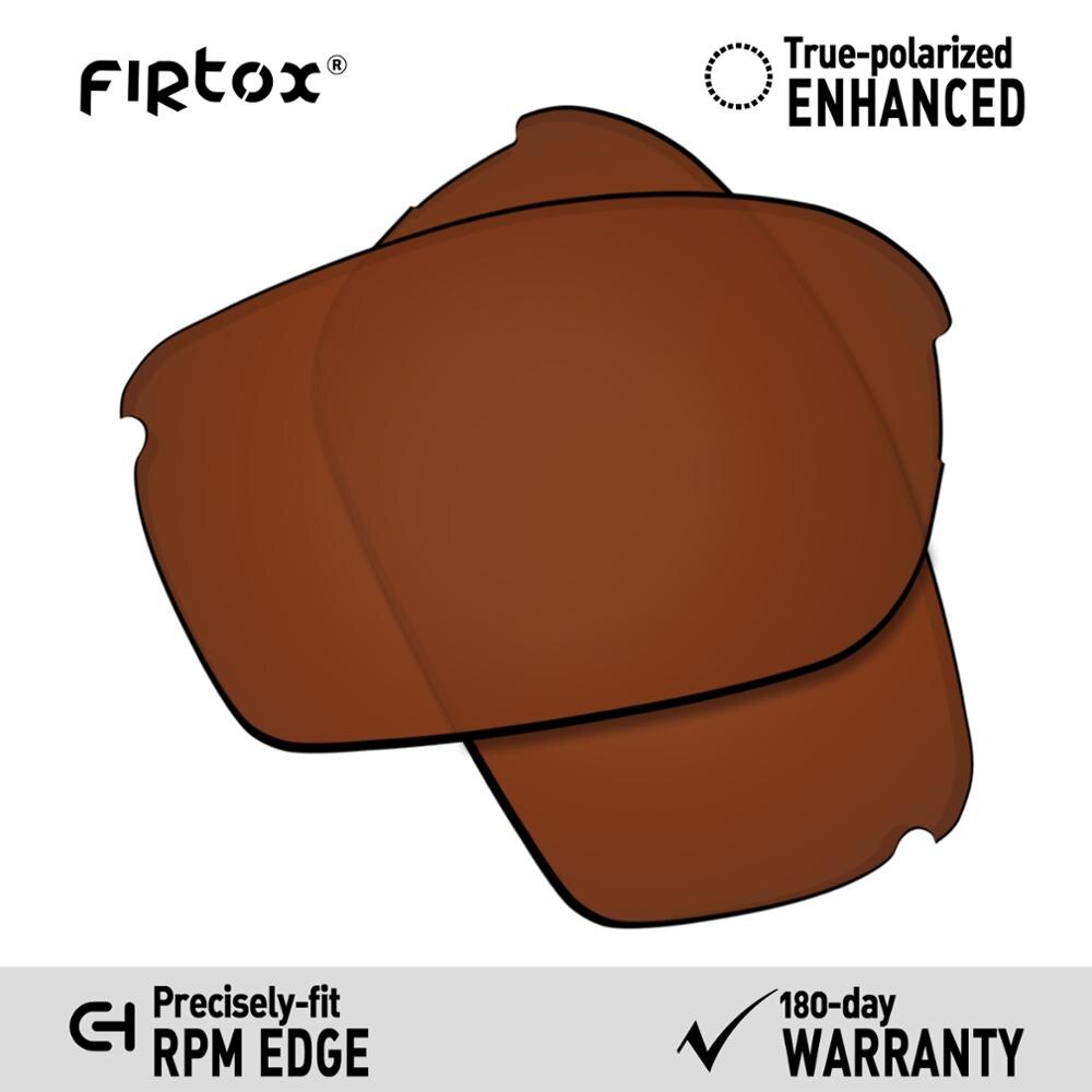 Firtox True UV400 Polarized Lenses Replacement for-Oakley RPM Edge OO9205 Sunglasses (Compatiable Lens Only) - Multiple Colors: Brown-Polarized