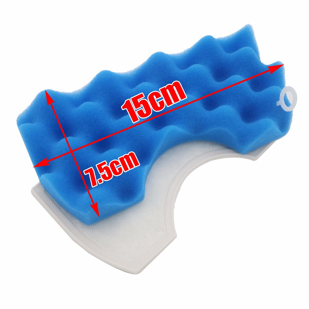 Filtro de polvo H11 HEPA + 1 Juego de filtros hepa azules para Samsung SC4300 SC4470 VC-B710W, 1 unidad Accesorios para aspiradoras