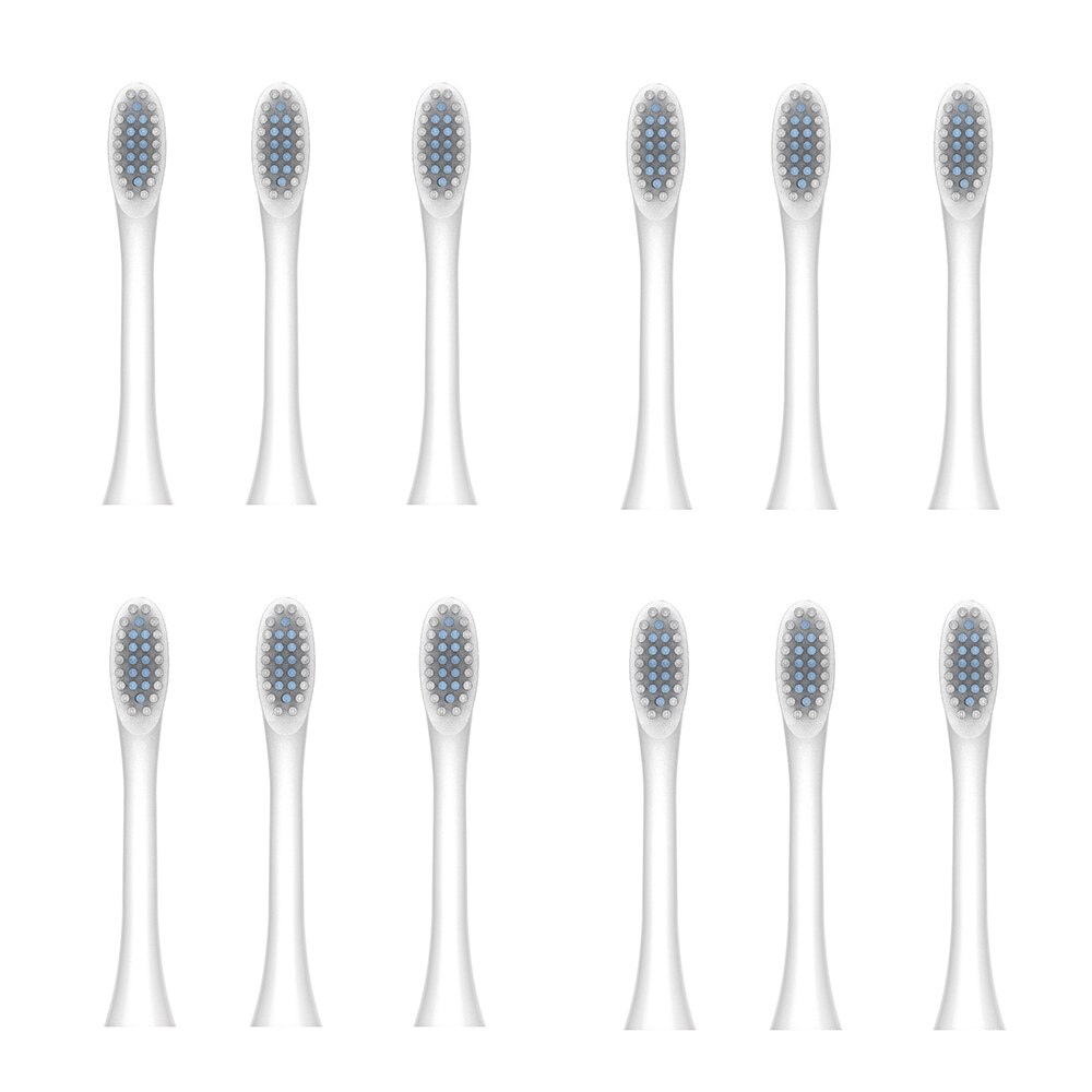 Rechargeable Sonic Electric Toothbrush Adult Timer Brush 42000 time/min Ultrasonic Washable Electronic Whitening Teeth Brush: 12 White Brush Head