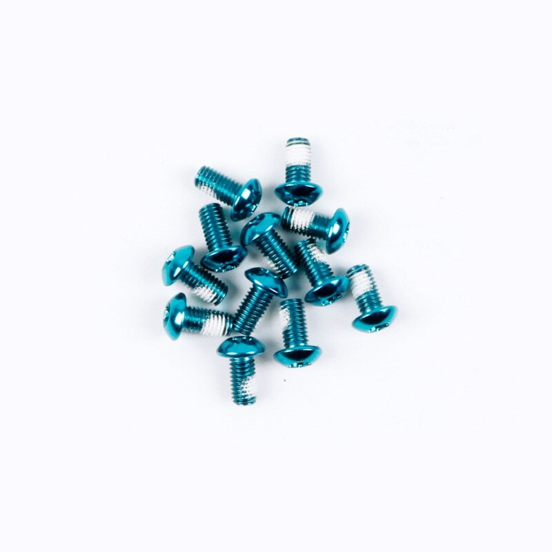 Anders 12PCS Bunte Fahrrad Disc Bremse Schrauben Legierung Bike Bremsscheibe Torx T25 M5x10mm Schrauben für Mountainbike