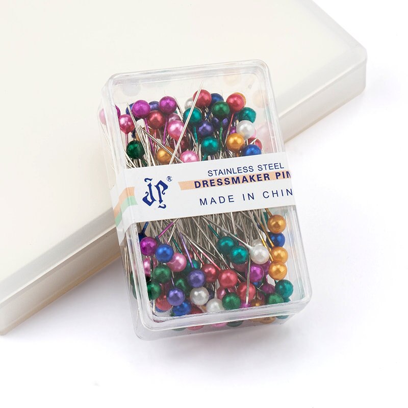 100PCS edelstahl schneiderin pins bunte ball köpfe nadeln Einfach Schmuck Machen Werkzeuge perlen pins für schmuck, die DIY: Mixed color