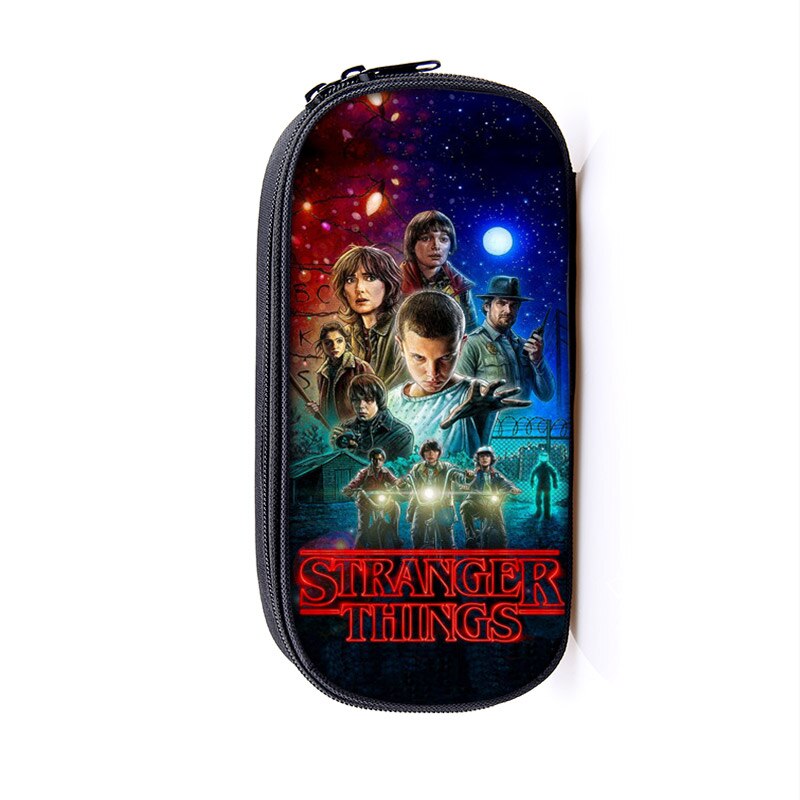 Stranger Things Cosmetic Case Pencil Bags Boys Girls School Case Children Stationary Bag Women Makeup Bag Kids Pencil Box: dqbbstrangerthis16