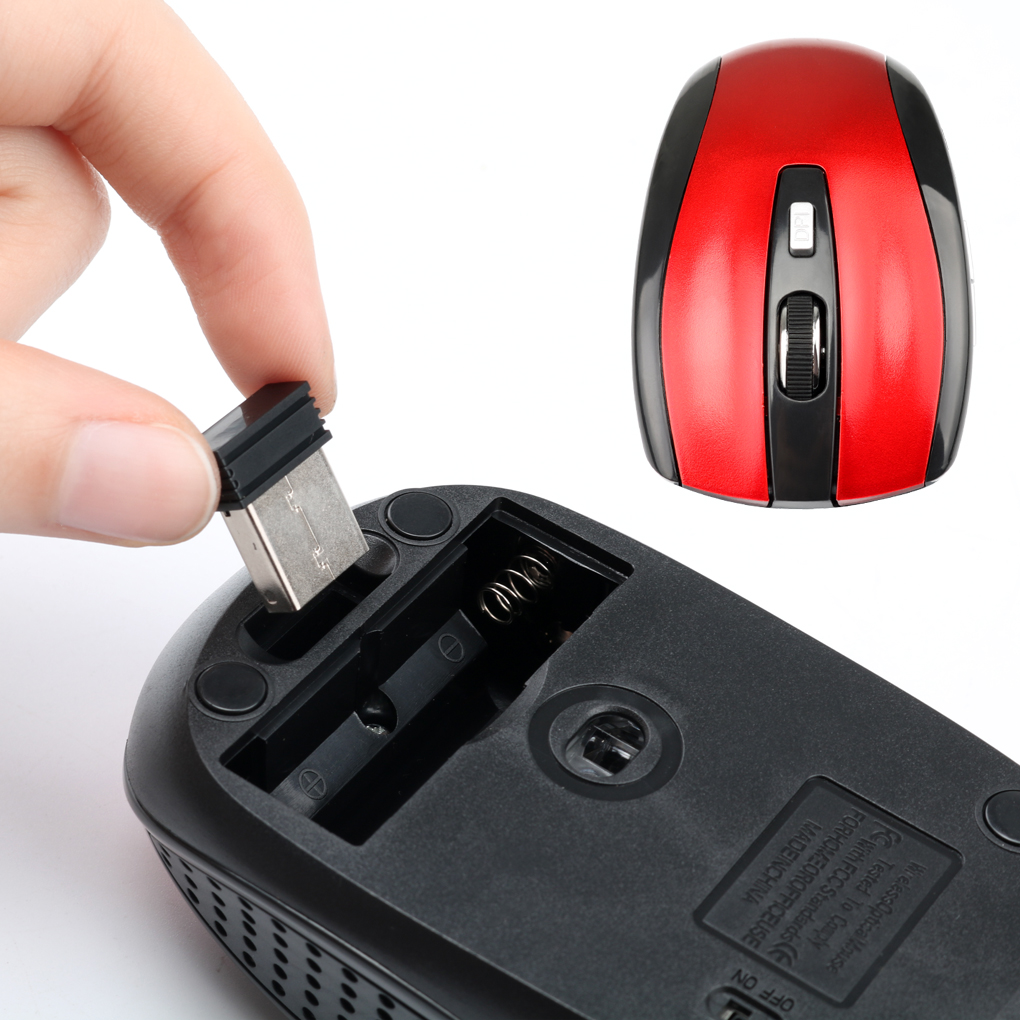 2,4G Drahtlose Maus Bluetooth Maus Ergonomische 800/1200/1600DPI 6 Stumm Tasten Maus Für MacBook Tablet Laptops computer PC