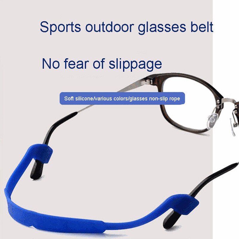 Zilead Siliconen Brillen Strap Kinderen Bril Veiligheid Band Retainer Zonnebril Band Cord Holder Sportbrillen Touw