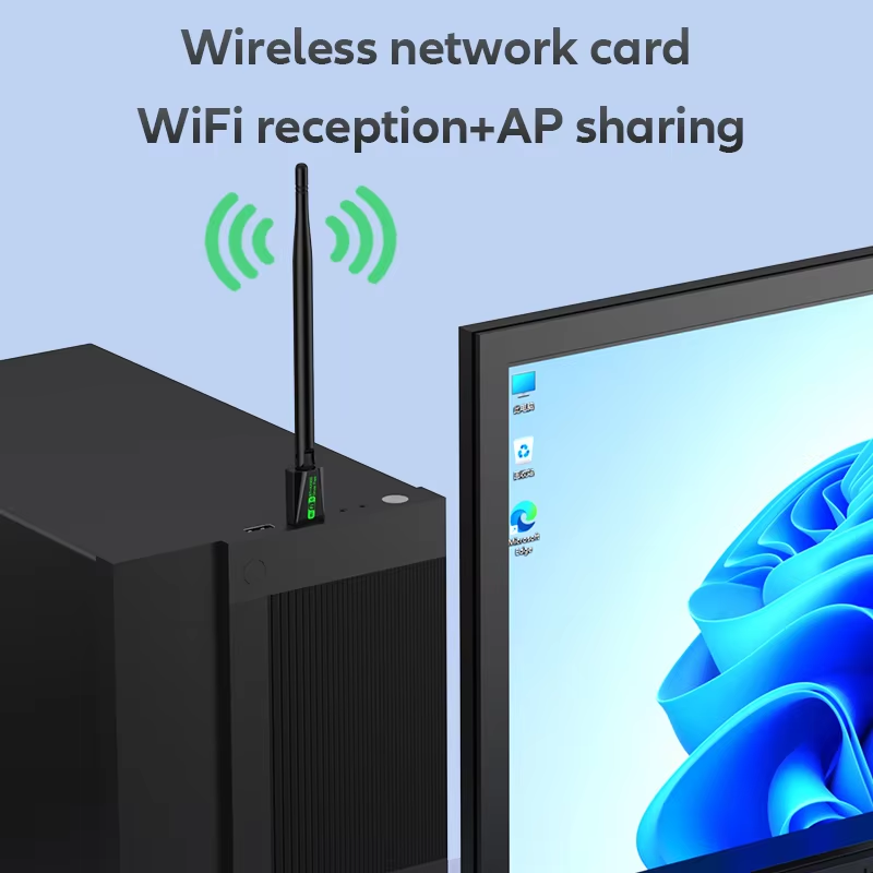 AX900 WiFi6 USB Adapter Bluetooth 5.4 Dual Band 2.4G&5GHz 2 in 1 Dongle Wireless Network Receiver Driver Free For Win10/11