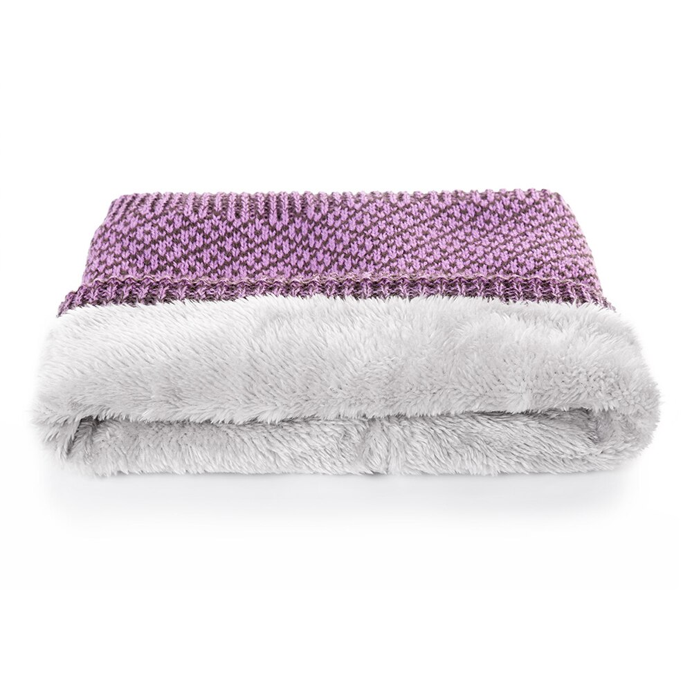 Truenjoy unisex vinter mænd kvinder varm strikkede ring tørklæder tykke elastiske strikkede lyddæmpere hals tørklæde snood plus fløjl halstørklæde