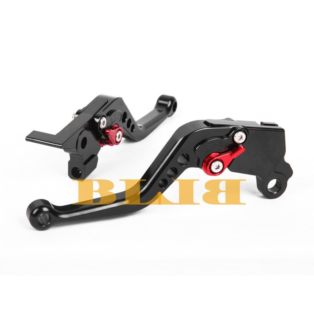 10 farben Für Husqvarna SM 610 Heiße Hohe Motorrad Lange Und Kurze Bremse Kupplung Hebel CNC Kurz Hebel: kurz Schwarz