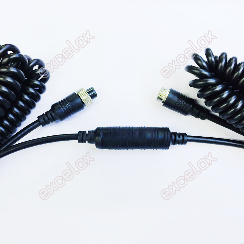 10PCS/Lot 4-Pin Aviation Plug Connector Waterproof Dustproof Rubber Cover Cap Protector for Outdoor CCTV Installation