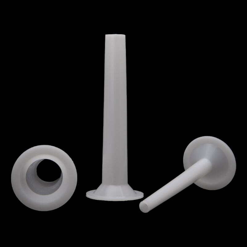 3 rozmiary kiełbasa zrobienie lejek wypełniacz nadziewarka rury robić napełniania DIY maszynka robić mięsa instrukcja H37F